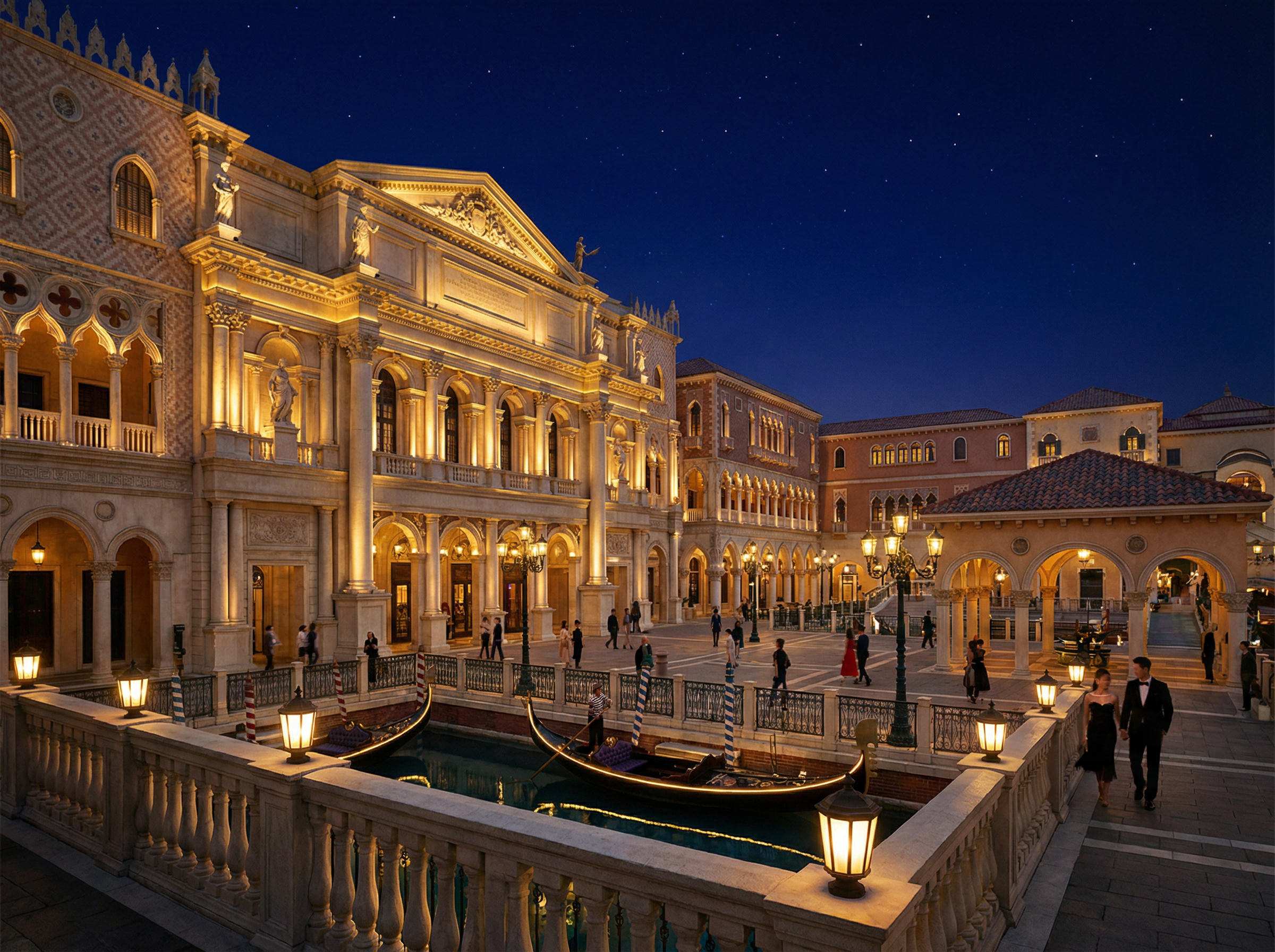 澳门百家乐 - 澳门威尼斯人娱乐场夜景