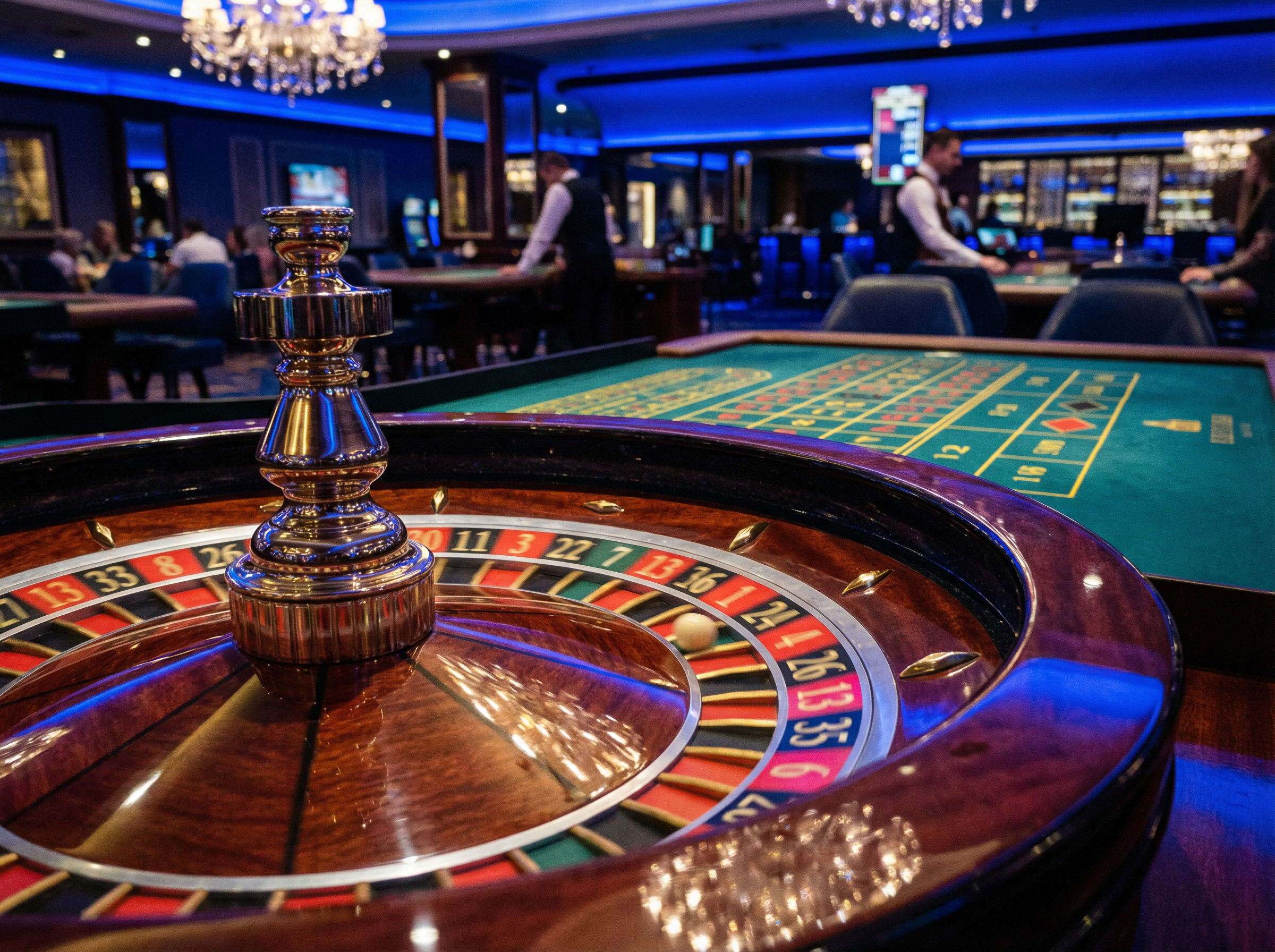 澳门百家乐 - 赌场轮盘特写